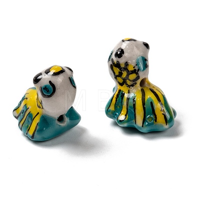 Mixed Animal Handmade Porcelain Beads PORC-L027-03-1