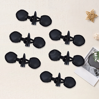 8 Pairs Resin Buttons BUTT-CL0001-08-1