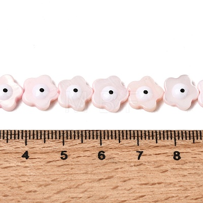 Dyed Natural Freshwater Shell Beads Strands SHEL-A006-03C-1