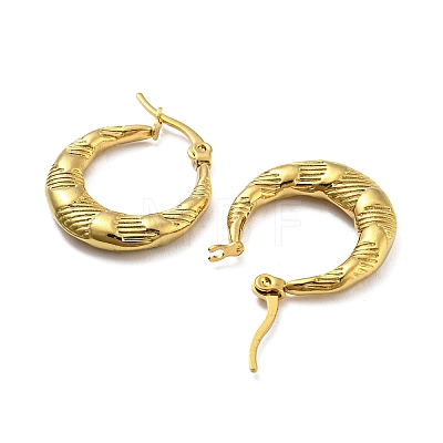 PVD Vacuum Plating 304 Stainless Steel Hoop Earrings for Women EJEW-Q772-02G-1