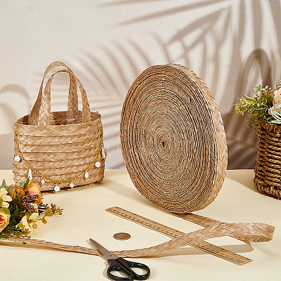 Handmade Woven Crafts Frond Ribbon DIY-NB0015-67A-1