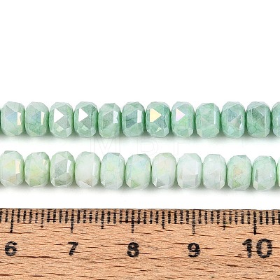 Anti-Tarnish Electroplate Glass Beads Strands GLAA-T025-6mm-11C-1