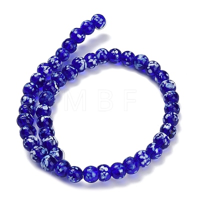 Handmade Lampwork Beads Strands LAMP-H071-01B-1
