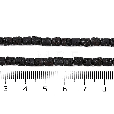 Natural Lava Rock Beads Strands G-A234-E02-03-1