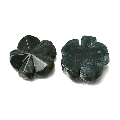 Natural Indian Agate Carved Clover Display Decorration GG-CBA6D08-D08-1