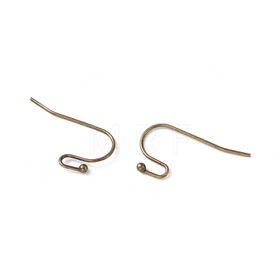 Brass Earring Hooks for Earring Designs X-KK-M142-01AB-RS-1