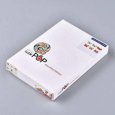 DIY Diamond Painting Stickers Kits For Kids DIY-F051-04-1