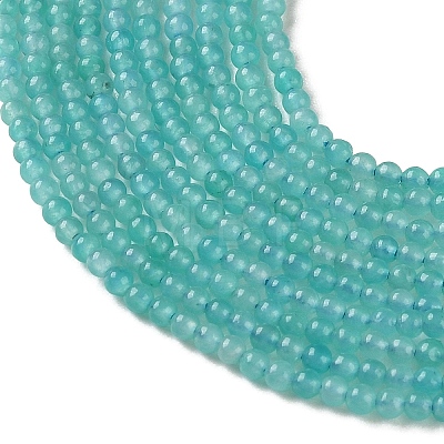 Natural Amazonite Beads Strands G-Z150-B01-2mm-1