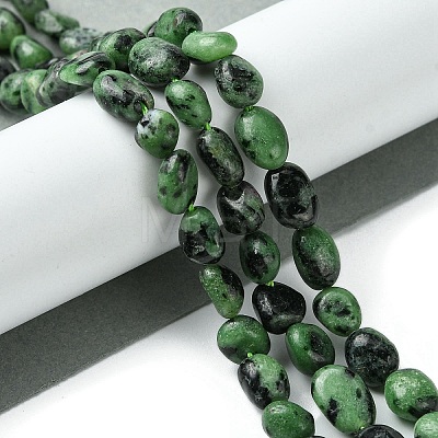 Natural Ruby in Zoisite Beads Strands G-G117-A02-03-1