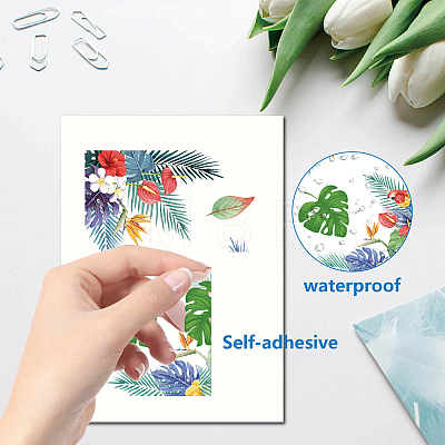 8 Sheets 8 Styles PVC Waterproof Wall Stickers DIY-WH0345-139-1