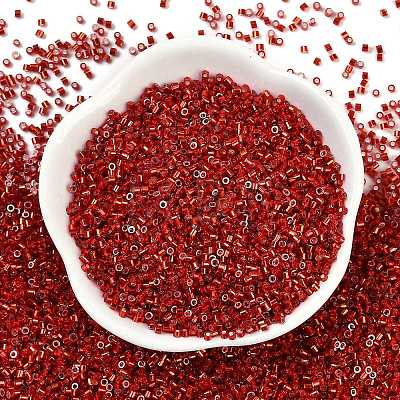 Electroplate Glass Seed Beads SEED-H003-10C-1