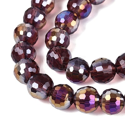 Transparent Glass Beads Strands GLAA-Q107-02A-19-1