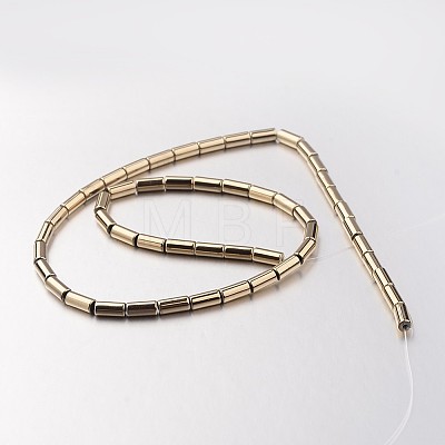 Electroplate Non-magnetic Synthetic Hematite Bead Strands G-F300-37C-06-1