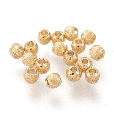 Brass Beads X-KK-M213-02E-G-1