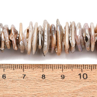 Natural Baroque Keshi Pearl Beads Strands PEAR-S018-05D-01-1