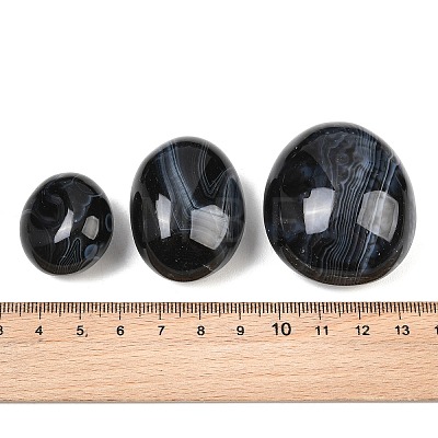 Natural Black Banded Agate Striped Agate Beads GG-CBAD0F6-B08-01-1