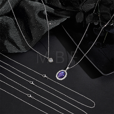 304 Stainless Steel Cable Chain Necklaces NJEW-UN0001-45P-1