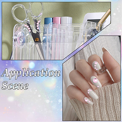 4 Sheets 4 Styles Acrylic Imitation Pearl Stickers Paper Sheets for Craft DIY-SP0002-64A-1