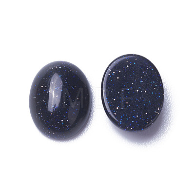 Synthetic Blue Goldstone Cabochons G-F605E-06C-1