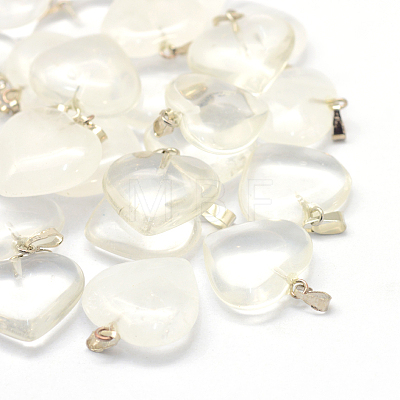 Glass Imitation Quartz Crystal Pendants LS-GLAA-XCP0002-07-1