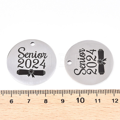 Non-Tarnish 201 Stainless Steel Pendants LS-STAS-T064-38P-26-1