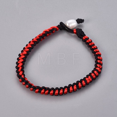 Nylon Thread Braided Cord Bracelet BJEW-JB04603-1