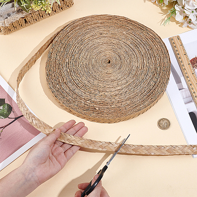 Handmade Woven Crafts Frond Ribbon DIY-NB0015-67A-1