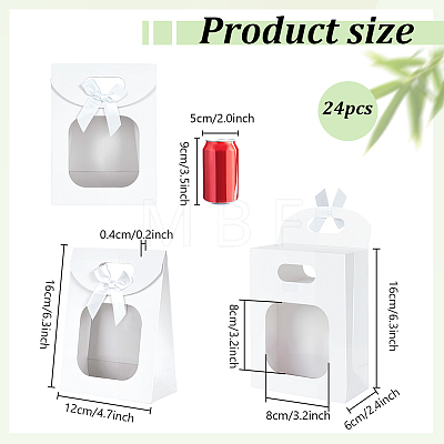 Rectangle Kraft Paper Gift Bags ABAG-WH0062-14E-1