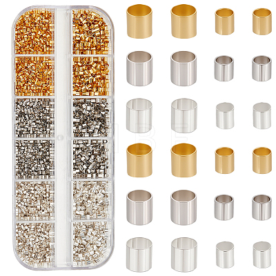4500Pcs Brass Crimp Beads KK-PA0001-12-1
