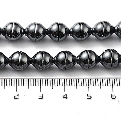Synthetic Non-Magnetic Hematite Beads Strands G-H303-B18-1