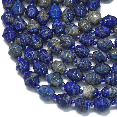 Natural Lapis Lazuli Beads Strands G-K389-D21-01-1
