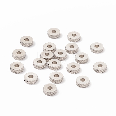 Non-Tarnish 201 Stainless Steel Spacer Beads STAS-A057-25B-P-1