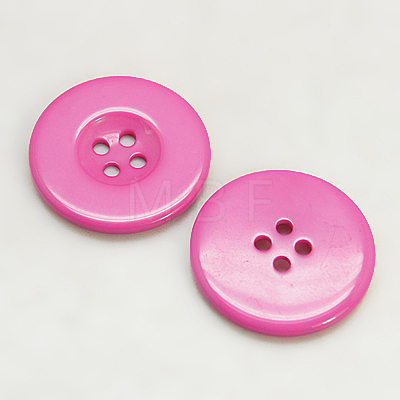 Resin Buttons RESI-D033-13mm-04-1