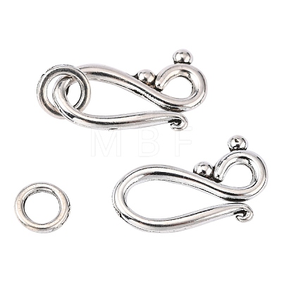 Tibetan Style Alloy Hook and Eye Clasps LF1277Y-NF-1
