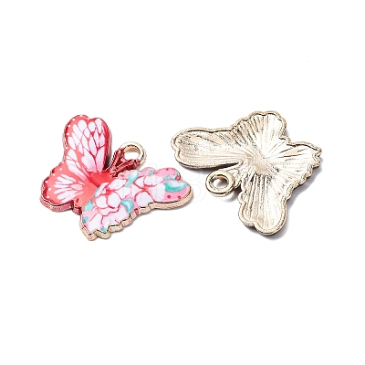 Alloy Enamel Pendants ENAM-P263-01G-1