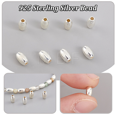 30Pcs 925 Sterling Silver Bead STER-PH0001-79-1