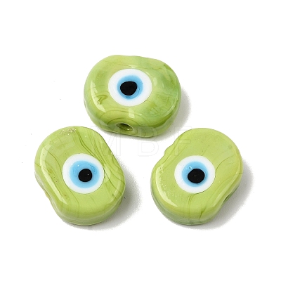 Handmade Evil Eye Lampwork Beads LAMP-G168-02-05-1