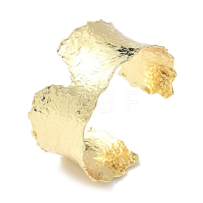 Brass Cuff Bangles for Women BJEW-A038-01B-G-1