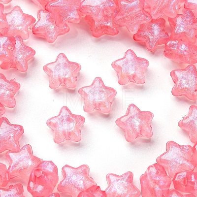 Luminous Transparent Acrylic Beads MACR-D024-24E-1