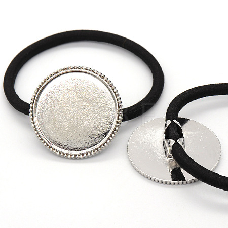 Zinc Alloy Cabochon Settings LS-OHAR-PW0001-235P-1