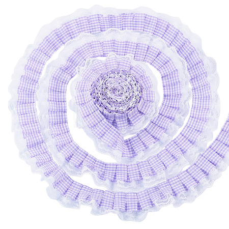 12.5 Yards Polyester Pleated Ribbon OCOR-TA0003-84B-1