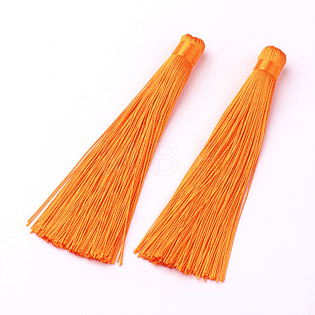 Nylon Tassels Big Pendant Decorations HJEW-G010-B07-1