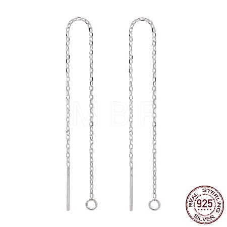 925 Sterling Silver Ear Stud Findings X-STER-I014-04S-1