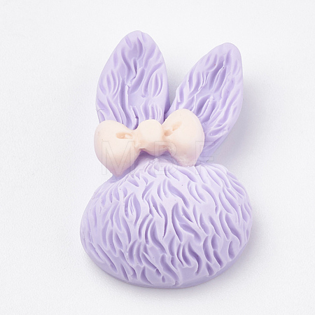 Bunny Resin Cabochons CRES-Q197-77B-1