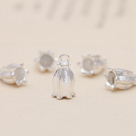 Alloy Flower Charms X-OHAR-PW0003-120S-1