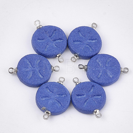 Handmade Porcelain Links connectors PORC-T002-124I-1