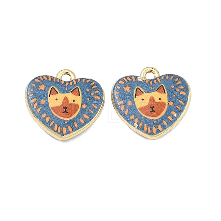 Printed Alloy Pendants PALLOY-P319-07C-07-1