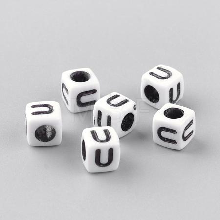 Opaque Acrylic Beads SACR-Q188-02U-1