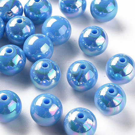 Opaque Acrylic Beads MACR-S370-D16mm-8-1