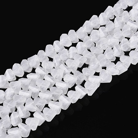 Imitation Jade Glass Beads Strands GLAA-N020-4mm-31-1
